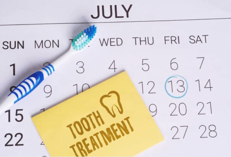Dental Appointment on calendar